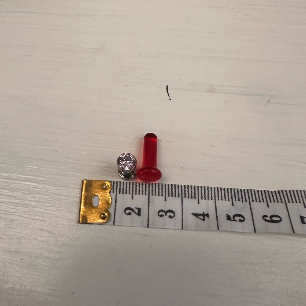 6g pair of plugs Titanium